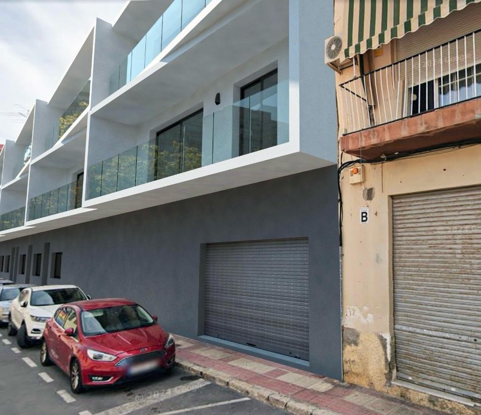 Vista del residencial de obra rehabilitada en El Campello